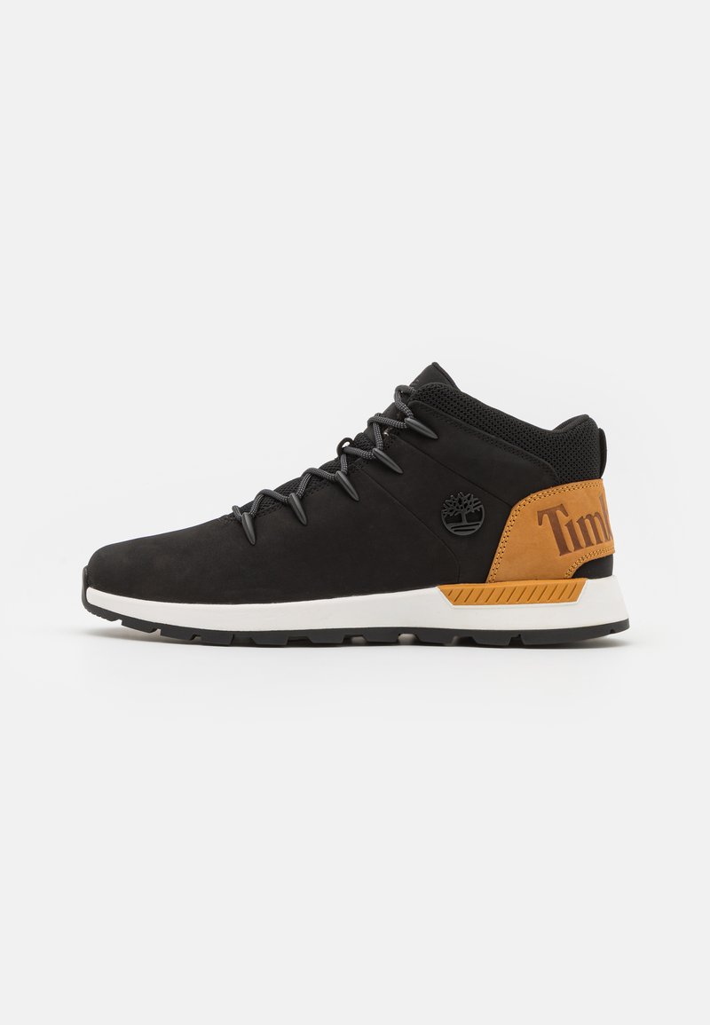 Timberland - SPRINT TREKKER MID - Lace-up ankle boots - black/white, Enlarge