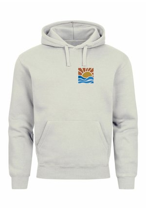 LOGO PRINT SOMMER SONNE WELLE BEACH  - Hoodie - urban grey