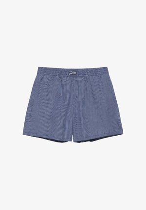 PULL&BEAR, CHECKED - BERMUDA SHORTS - Short - dark blue