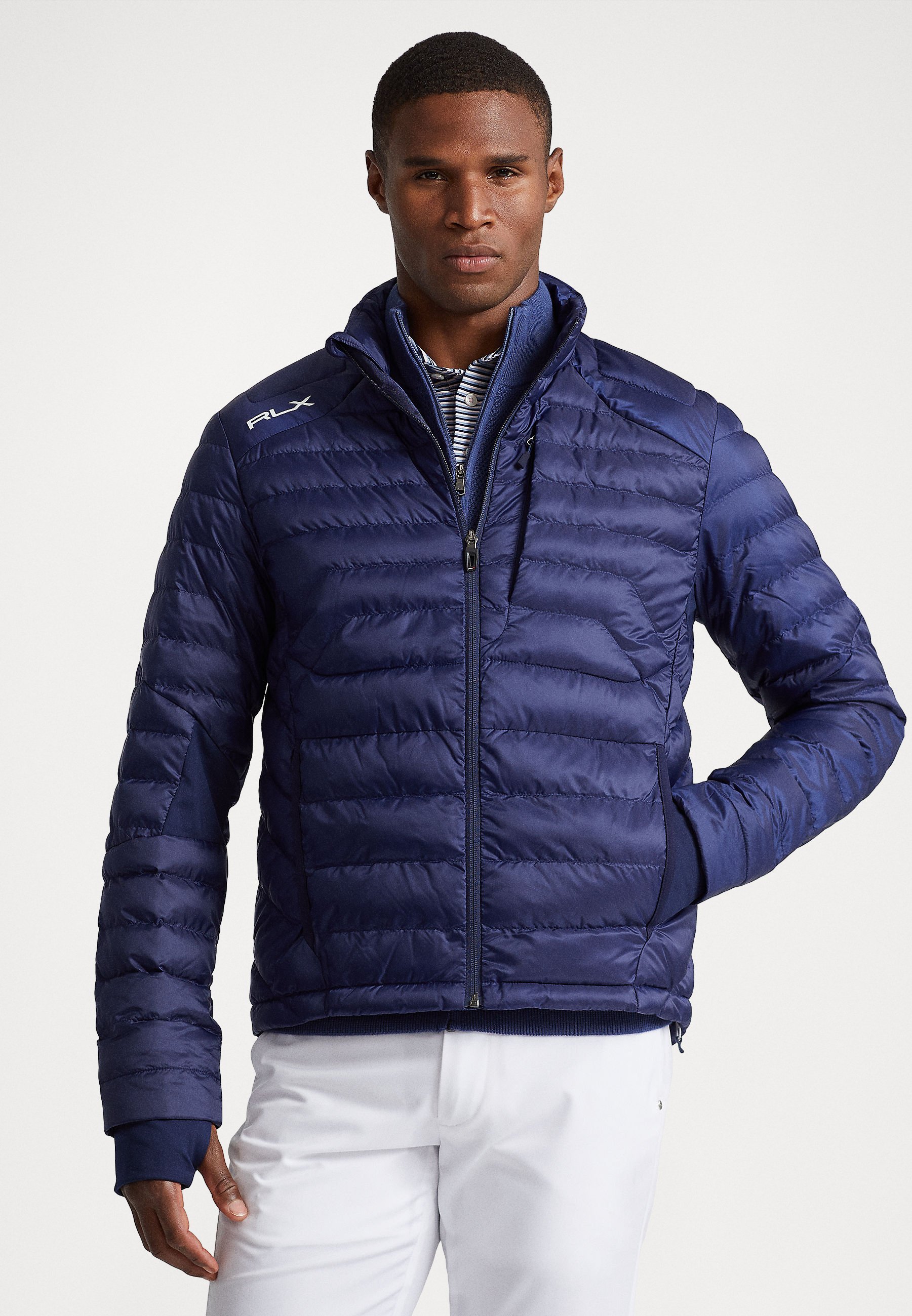 Ralph Lauren Packable Water-Repellent Jacket - Mens - French Navy - Size M