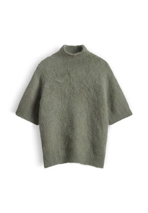 someday., SLIM FIT FLUFFY TEXTURE - T-shirt con stampa - artichoke