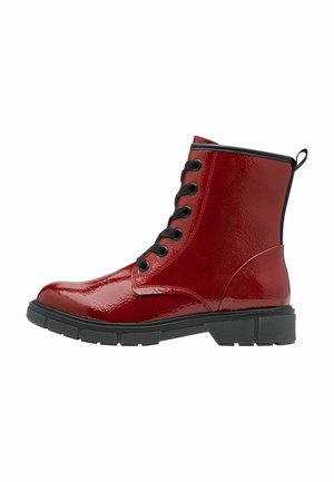 Marco Tozzi Bottines à lacets - dk red pat