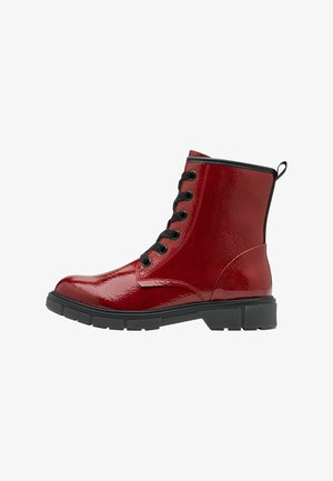 Marco Tozzi Bottines à lacets - dk red pat