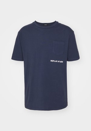 Replay T-shirt con stampa - blue