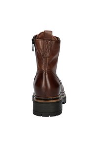 Nelson Enkellaarsjes met plateauzool - bruin