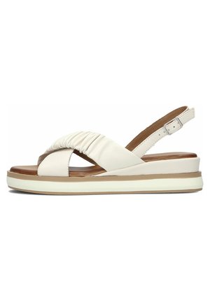 Sandalen met plateauzool - wit