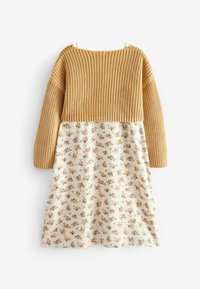 Next SET - Striktrøje - yellow ditsy