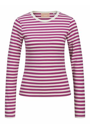 JXCELINE GIGI STR LS STRIPE JRS - Pullover - fuchsia red
