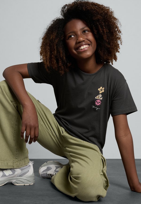 Print T-shirt - anthracite