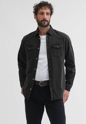 Majica - black denim