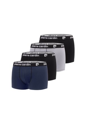 4 PACK PLAIN - Boxers - noir bleu gris foncé