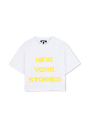 LOSZITTEND MET KORTE MOUWEN - T-shirt imprimé - pollen