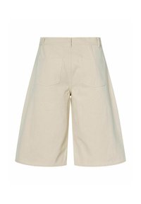 Pieces PCMILLA - Denimshorts - beige denim