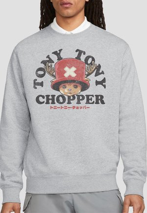 ONE PIECE CHOPPER FACE - Sweatshirt - grey