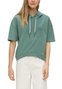 s.Oliver MIT HALBLANGEN ÄRMELN - T-Shirt print - minze