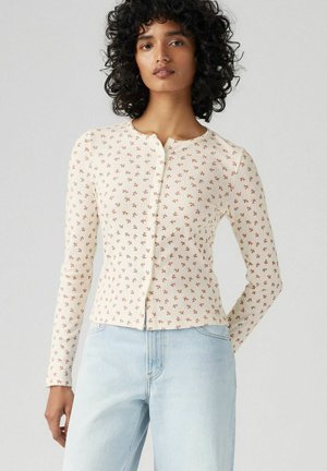 DRY GOODS POINTELLE LONG SLEEVE TEE - Vest - gardenia