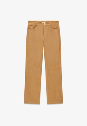 Guess, MIA STRAIGHT PANT MID RISE - Pantalon classique - ochre