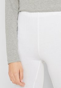 bonprix STRETCH 2ER PACK  BEQUEME UND ELASTISCHEM BUND - Leggings - white