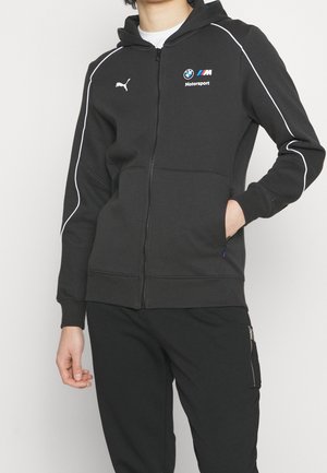 Tröja med dragkedja - black