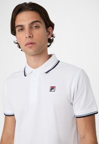 Fila APPAREL BIELLA REGULAR TIPPED - Poloshirt - bright white