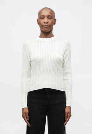 CABLE CREW - Pullover - warm white