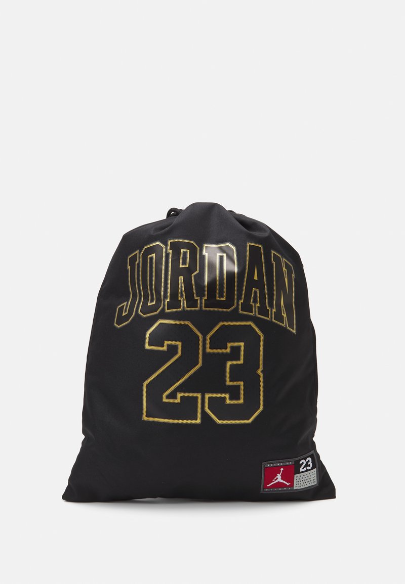 Jordan JAN GYM SACK UNISEX - Mochila de deporte - black/gold