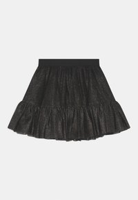 TWINSET SKIRT - A-linjainen hame - nero/oro