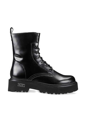 Cult SLASH - Stivaletti con plateau - black