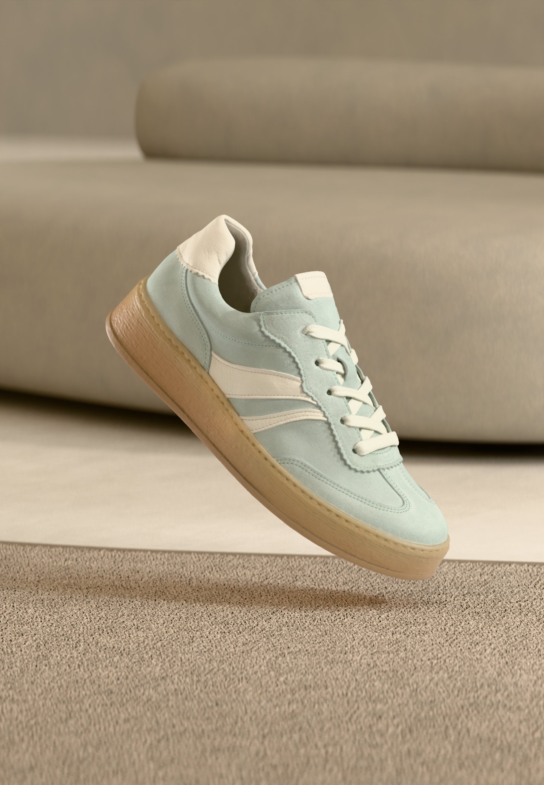 Gabor Low-Top sneakers voor dames, lage schoenen, lichte extra breedte (G), Offwhite Platino 62, 38 EU Gabor Low-Top sneakers voor dames, lage schoenen, lichte extra breedte (G), Offwhite Platino 62, 38 EU