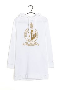 Tommy Hilfiger Stickad klänning - white