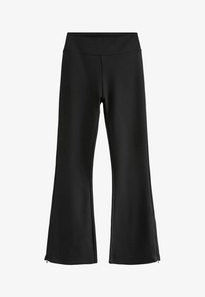 POWER SCULPTING PONTE FLARE - Pantalon classique - black