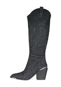 ELEGANTE WEST HI GLAM - Kõrge kontsaga saapad - black