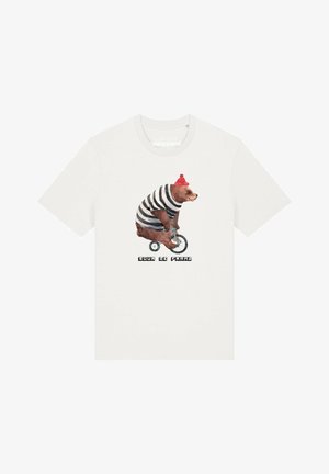 watapparel, TOUR DE FRANZ - T-Shirt print - off white