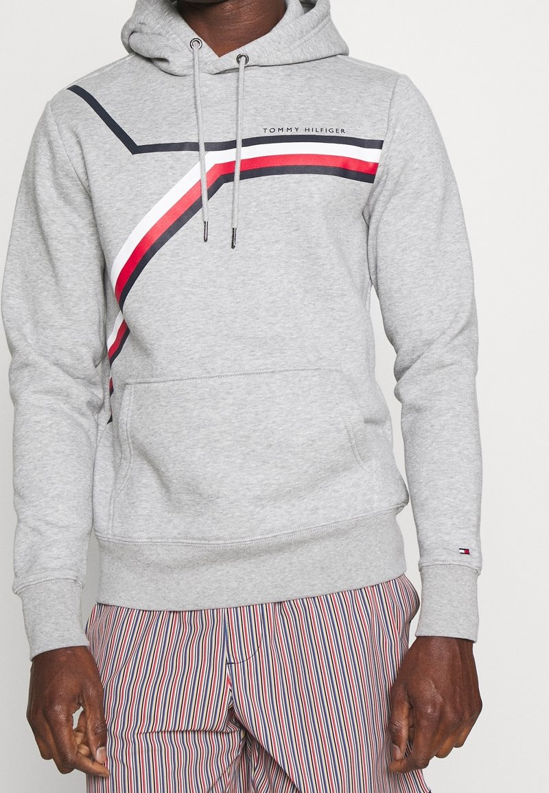 Tommy Hilfiger Felpa con cappuccio - mottled light grey