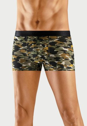 s.Oliver 2 PACK - Kurze Boxershorts - grau fleckentarn