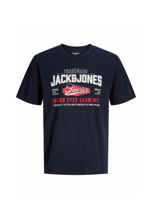 Jack & Jones, T-SHIRT T-SHIRT - T-shirt imprimé - navy blazer