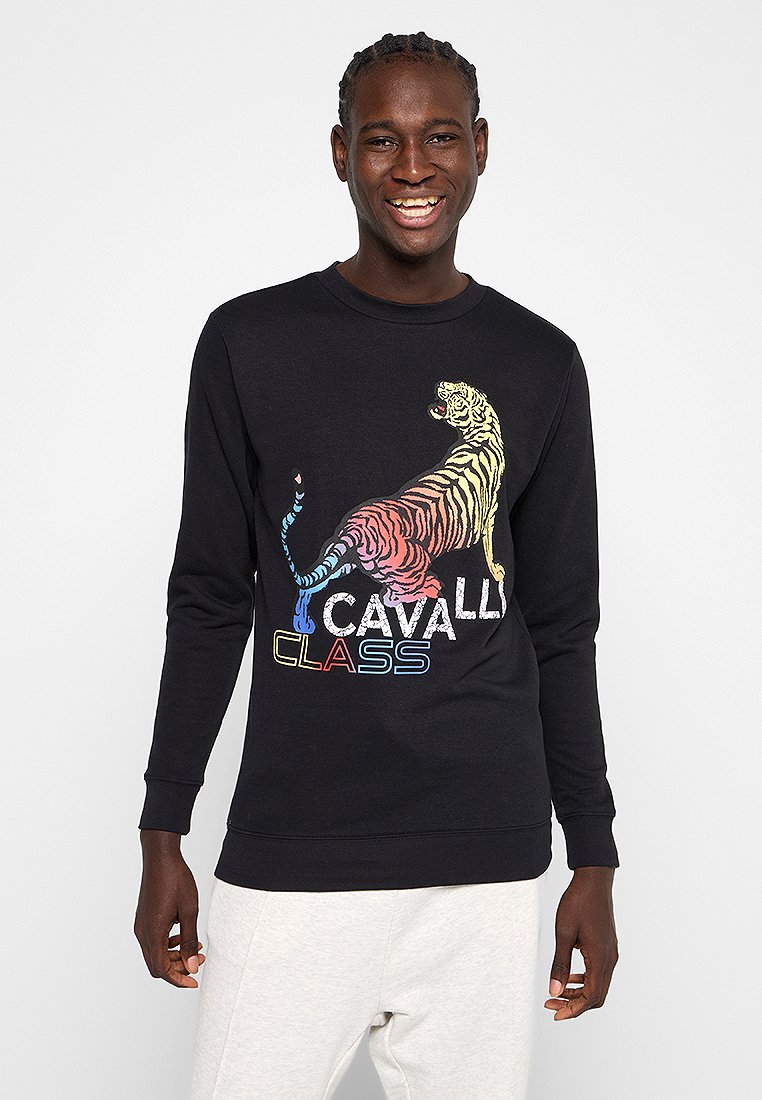 Cavalli Class Sweater zwart Cavalli Class Sweater zwart