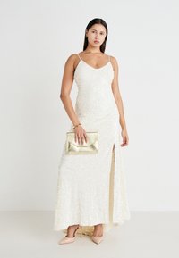 YAS YASMIRA STRAP TRAIN DRESS CELEB - Robe de cocktail - gardenia