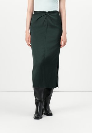 VICASSI MIDI SKIRT - A-line skjørt - scarab