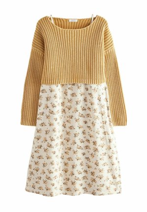 SET - Svetrík - yellow ditsy