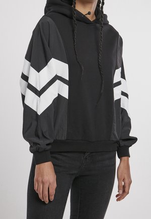 Felpa con cappuccio - black