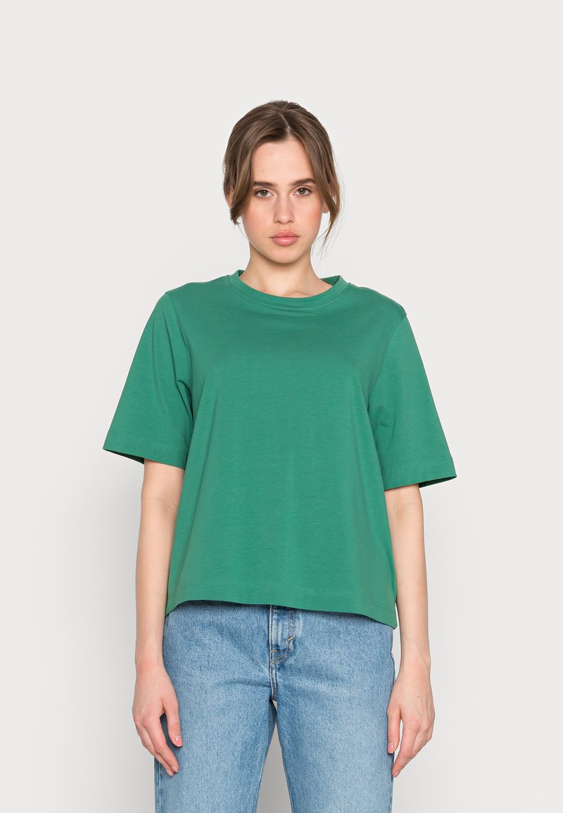 Weekday PERFECT BOXY - T-shirt básica - green