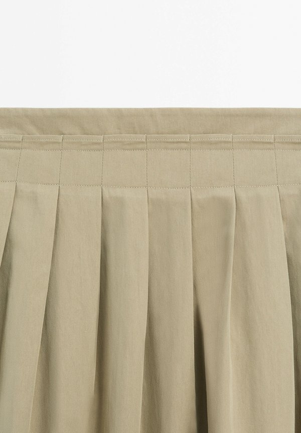 BOX MIDI - A-line skirt - camel4