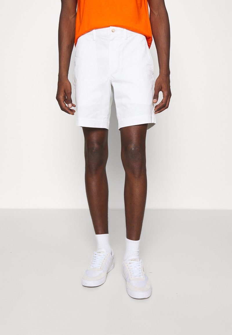 Polo Ralph Lauren 8-INCH STRETCH STRAIGHT FIT CHINO SHORT - Calções - pure white