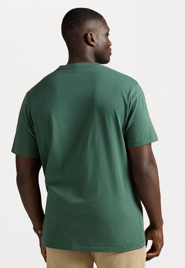 JERSEY V-NECK T-SHIRT - Basic T-shirt - washed forest4