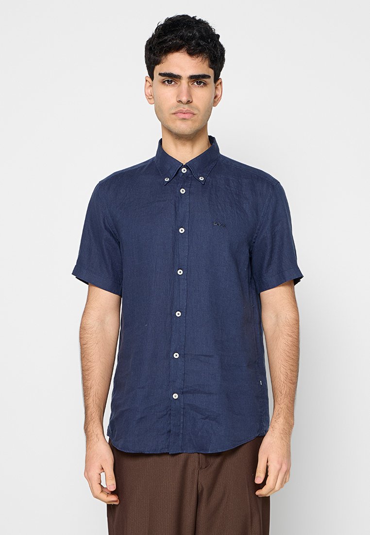Boss Overhemd donkerblauw