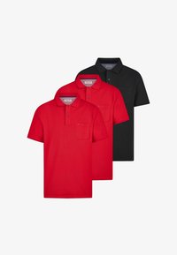 Unausgewählt, rot schwarz