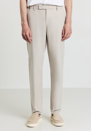 A RIGHE - Pantaloni eleganti - var beige