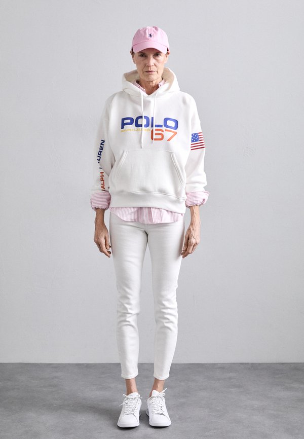 LOGO & FLAG FLEECE HOODIE - Sweatshirt4