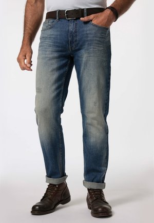 Straight leg jeans - blue denim
